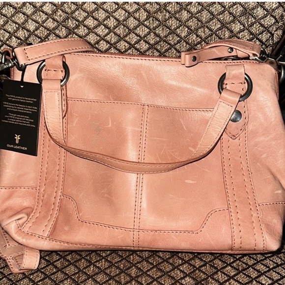 ‼️NWT!Mellisa Distressed Frye Bag in Apricot - Picture 9 of 14